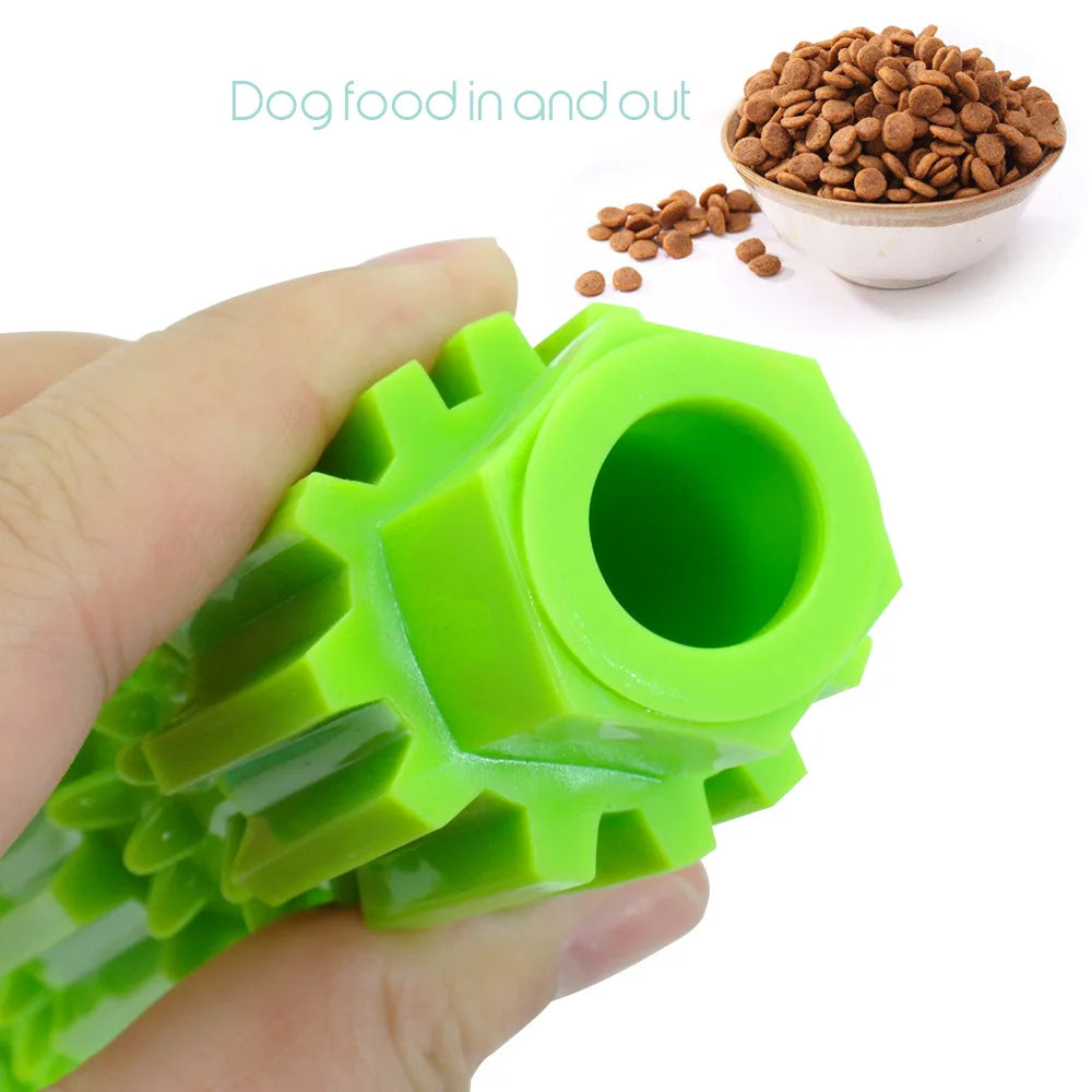 𦴠Indestructible Rubber Dog Toy β Treat Dispense