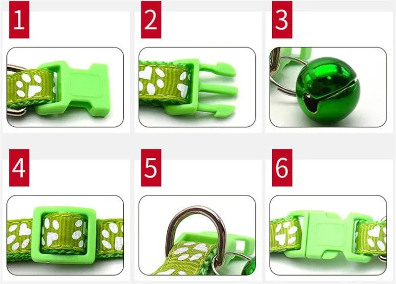 Adjustable Pet Collar with Bell