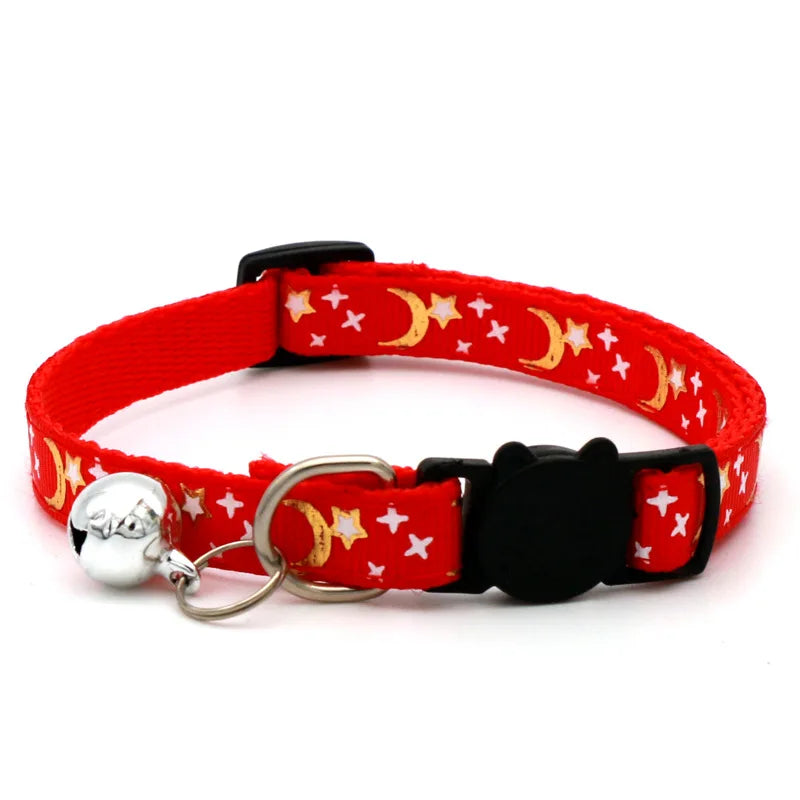 Adjustable Cat Collar with Bell