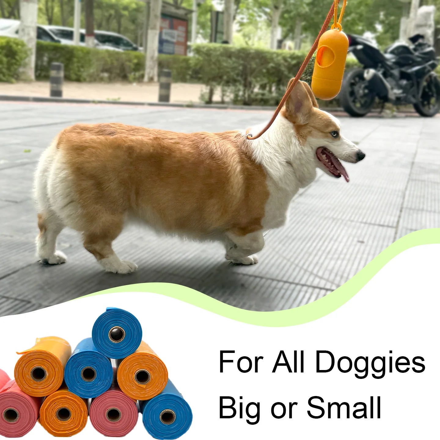 ๐พ Dog Waste Bags โ 5 Colours + Dispenser