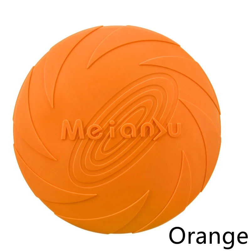 Durable Silicone Dog Flying Disc ๐ถ๐ธ