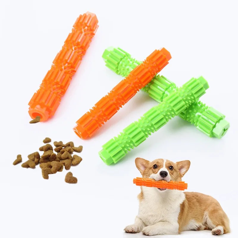 𦴠Indestructible Rubber Dog Toy β Treat Dispense