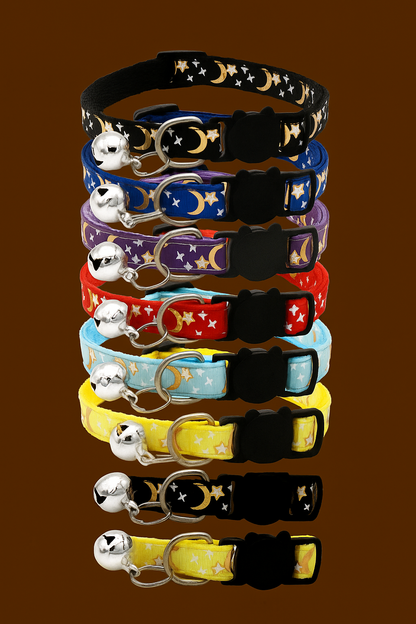 Adjustable Cat Collar with Bell