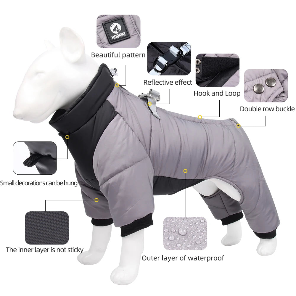 ❄️🐕 Winter Dog Jacket – Warm & Waterproof