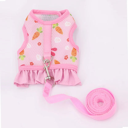 Rabbit Harness & Lead Set – Radish Print