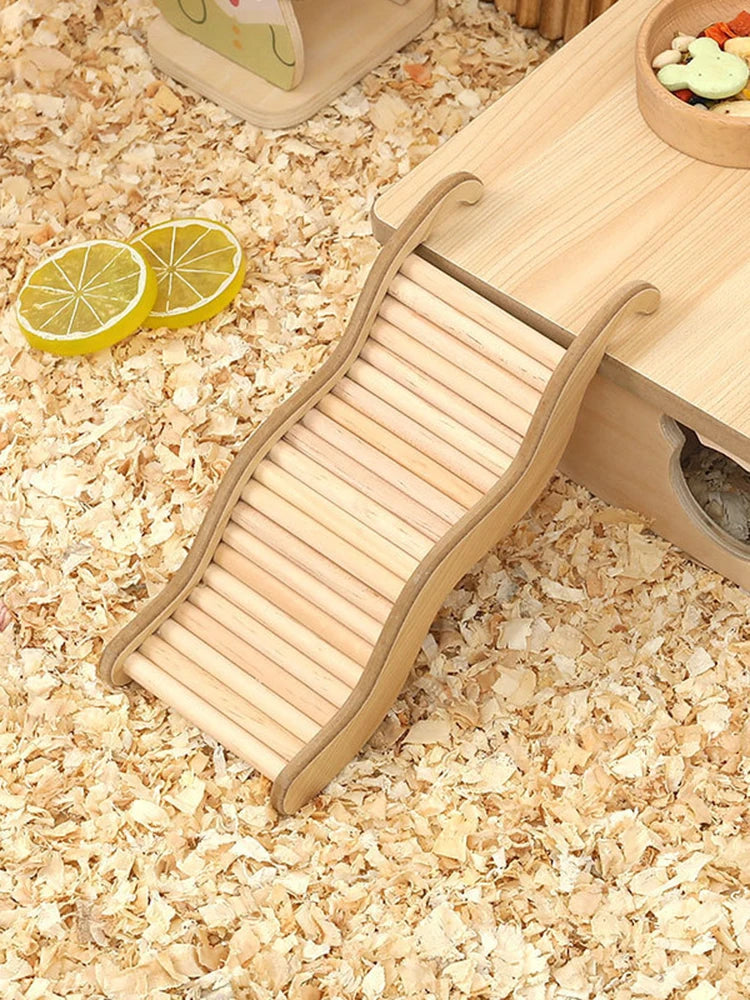 Hamster Wooden Climbing Stairs