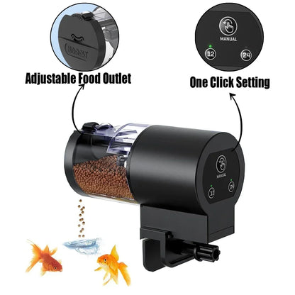 Automatic Aquarium Fish Feeder – 100ml