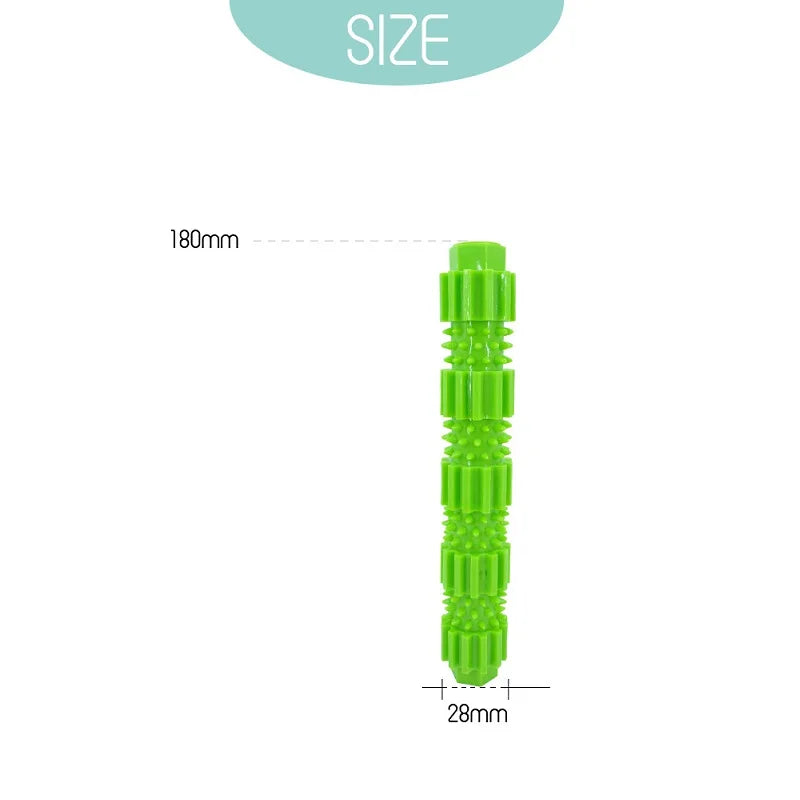 🦴 Indestructible Rubber Dog Toy – Treat Dispense