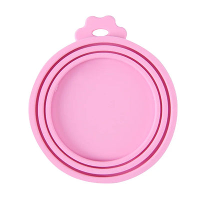 Reusable Pet Food Can Covers & Spoon