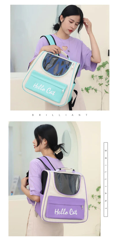 Water-Resistant Pet Backpack