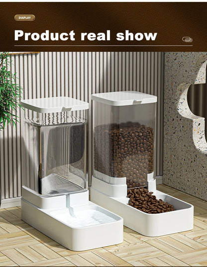 Automatic Cat & Dog Feeder with Water Dispenser