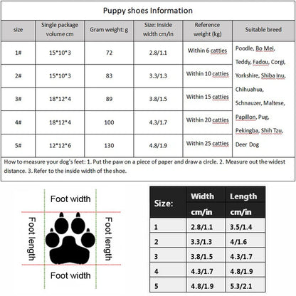 👟🐕 Warm Dog Shoes – Non-Slip & Protective