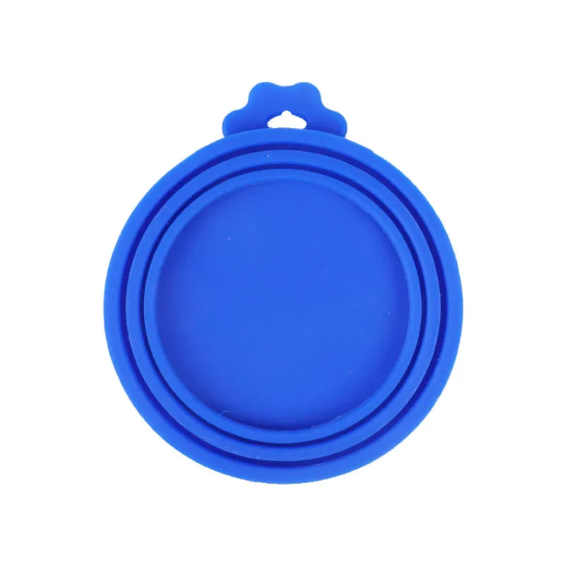 Reusable Pet Food Can Covers & Spoon