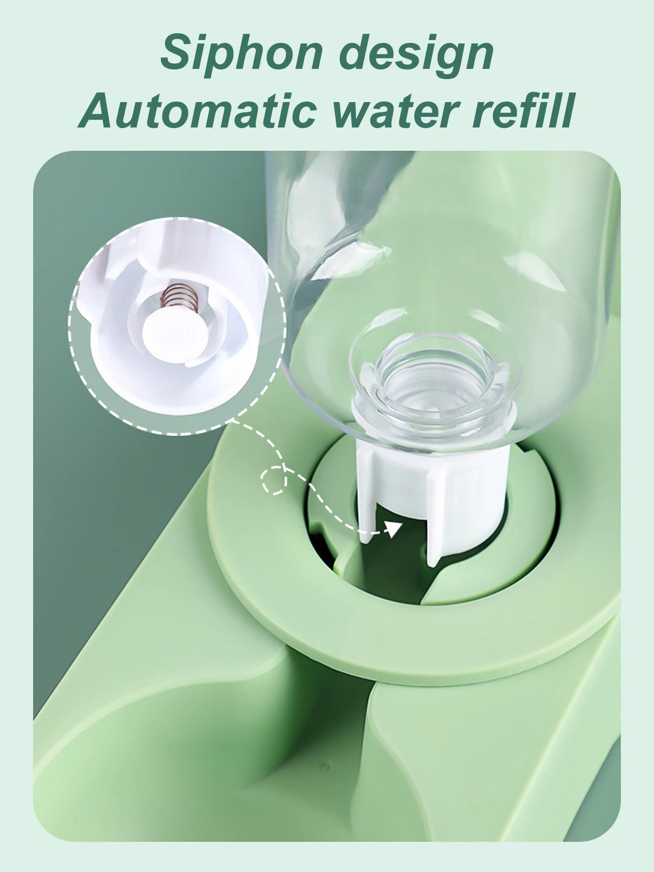 2-in-1 Pet Feeder & Water Bowl