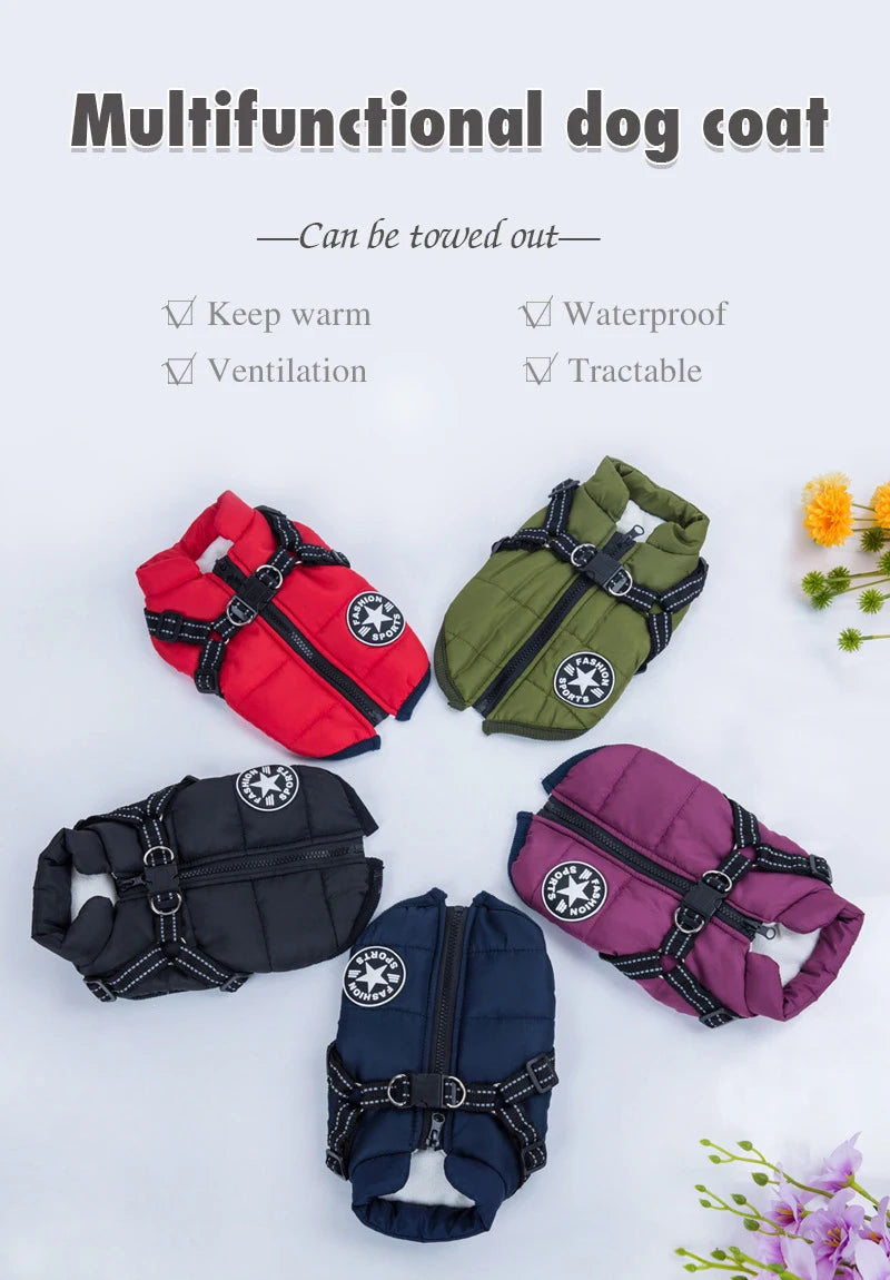 ❄️ Waterproof Dog Winter Coat