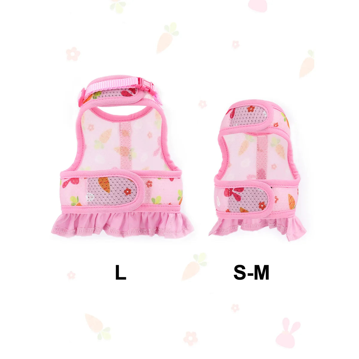 Rabbit Harness & Lead Set – Radish Print