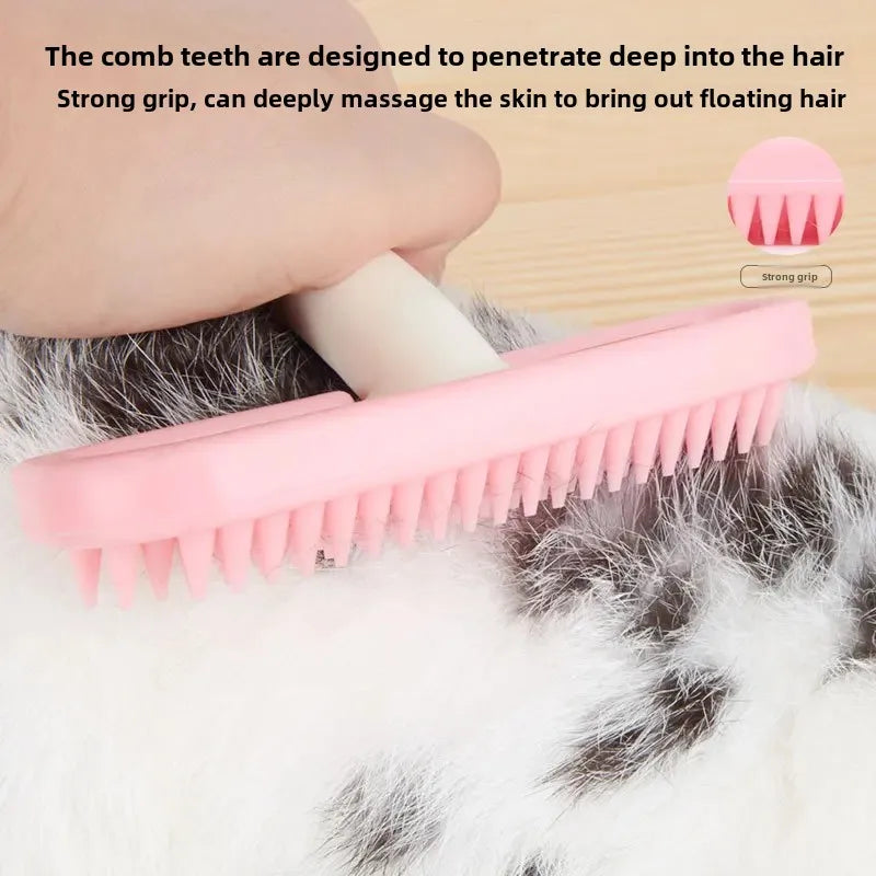 Silicone Pet Comb for Rabbits & Small Animals
