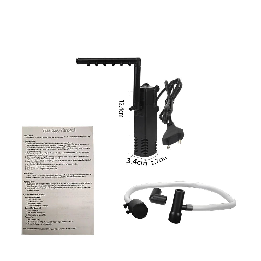 Submersible Water Filter Pump for Aquariums
