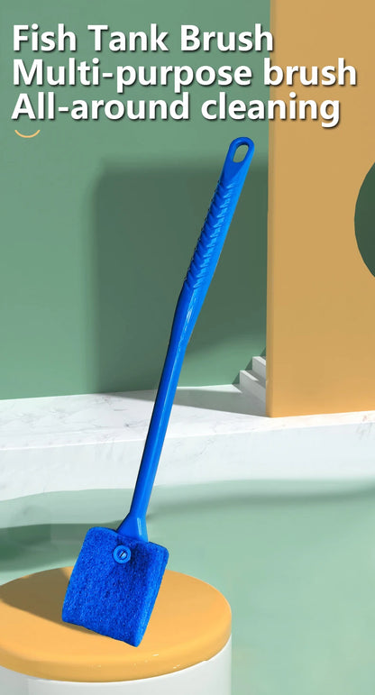 Aquarium Glass Cleaning Brush & Sponge