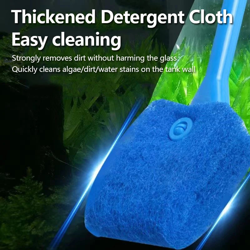 Aquarium Glass Cleaning Brush & Sponge