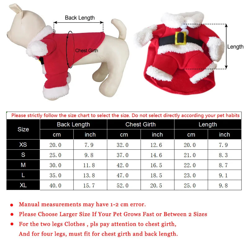 Santa Outfit For Pets