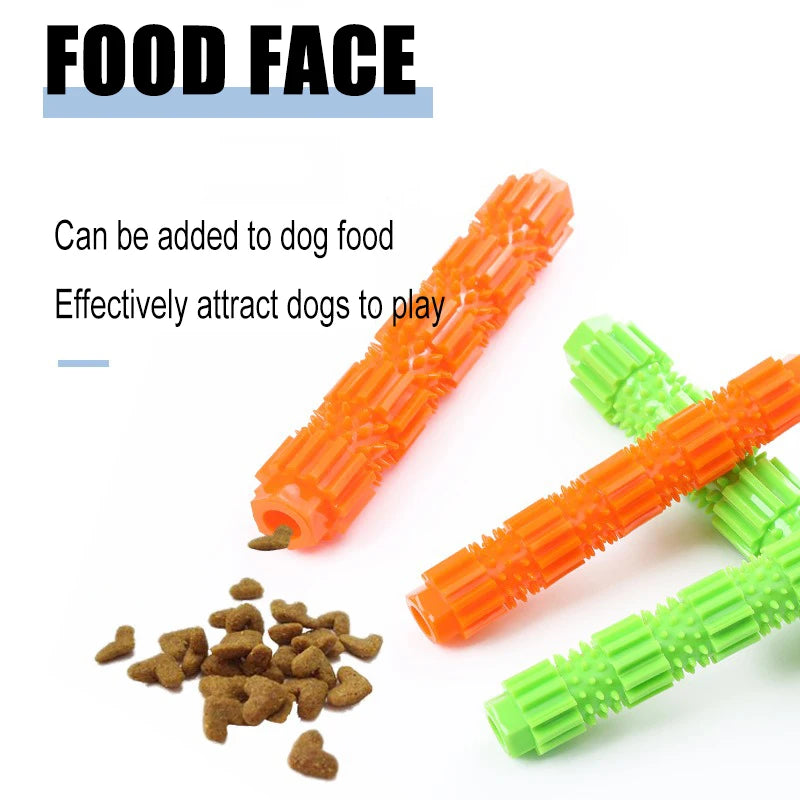 🦴 Indestructible Rubber Dog Toy – Treat Dispense
