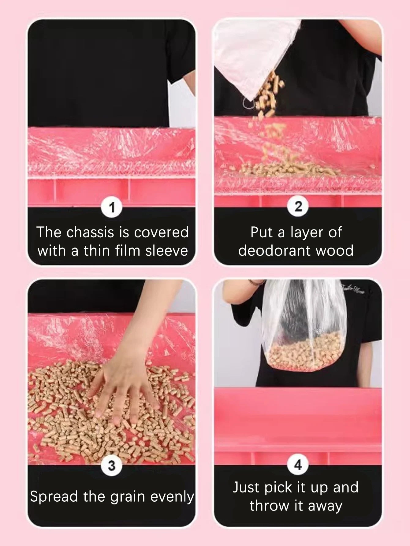 Rabbit Litter Tray Pads – 10pcs