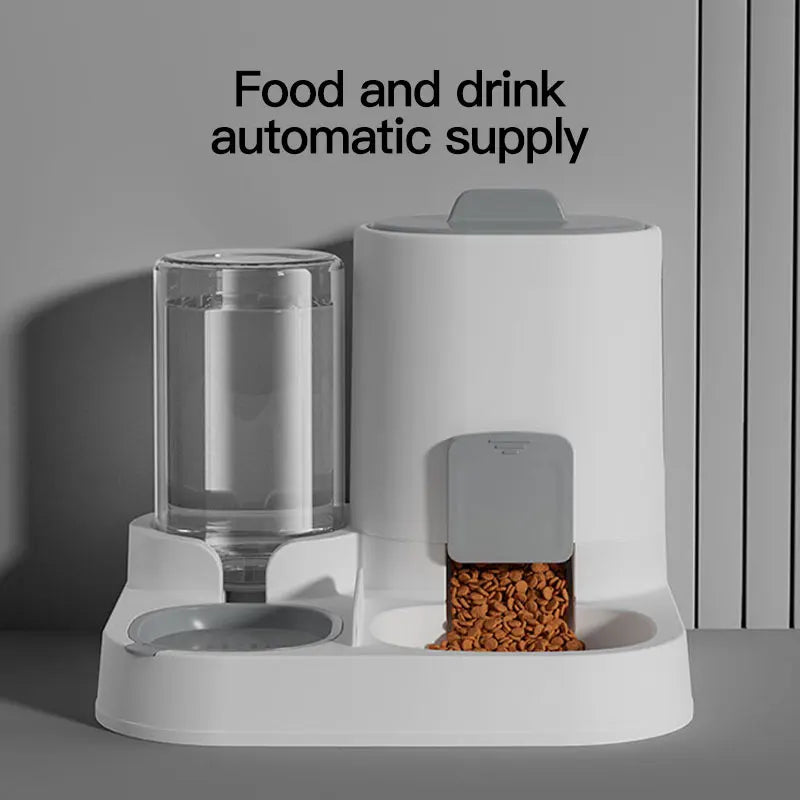 Automatic Gravity Cat Water Dispenser & Feeder