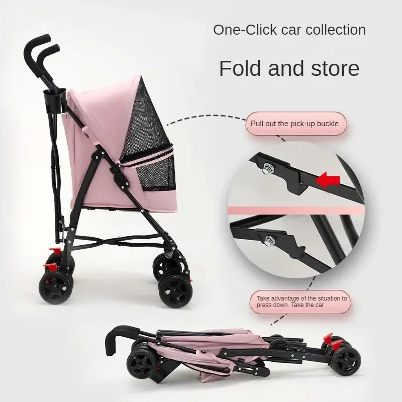 Foldable Pet Stroller