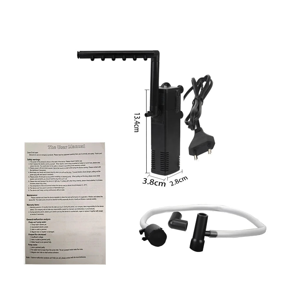 Submersible Water Filter Pump for Aquariums