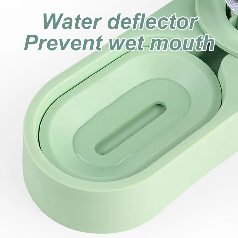 2-in-1 Pet Feeder & Water Bowl