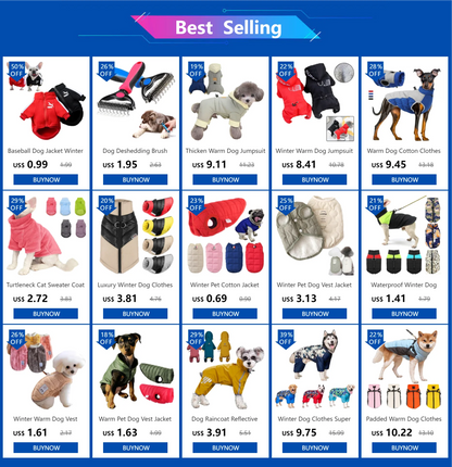 ❄️ Waterproof Dog Winter Coat