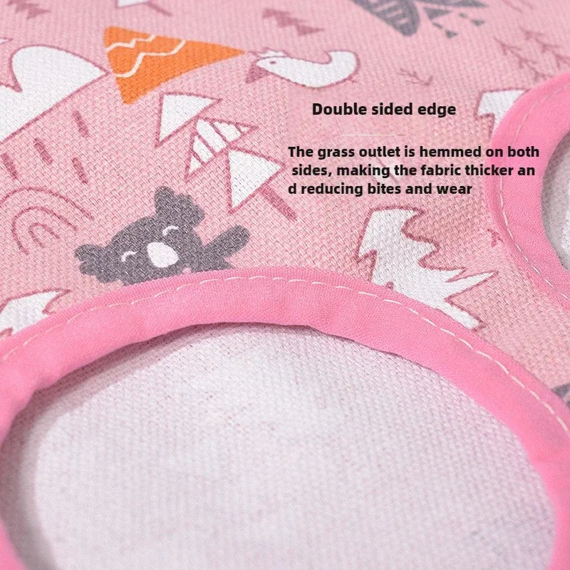 Hanging Hay Bag Feeder for Small Pets