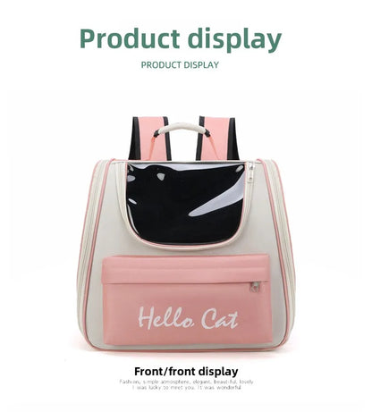 Water-Resistant Pet Backpack