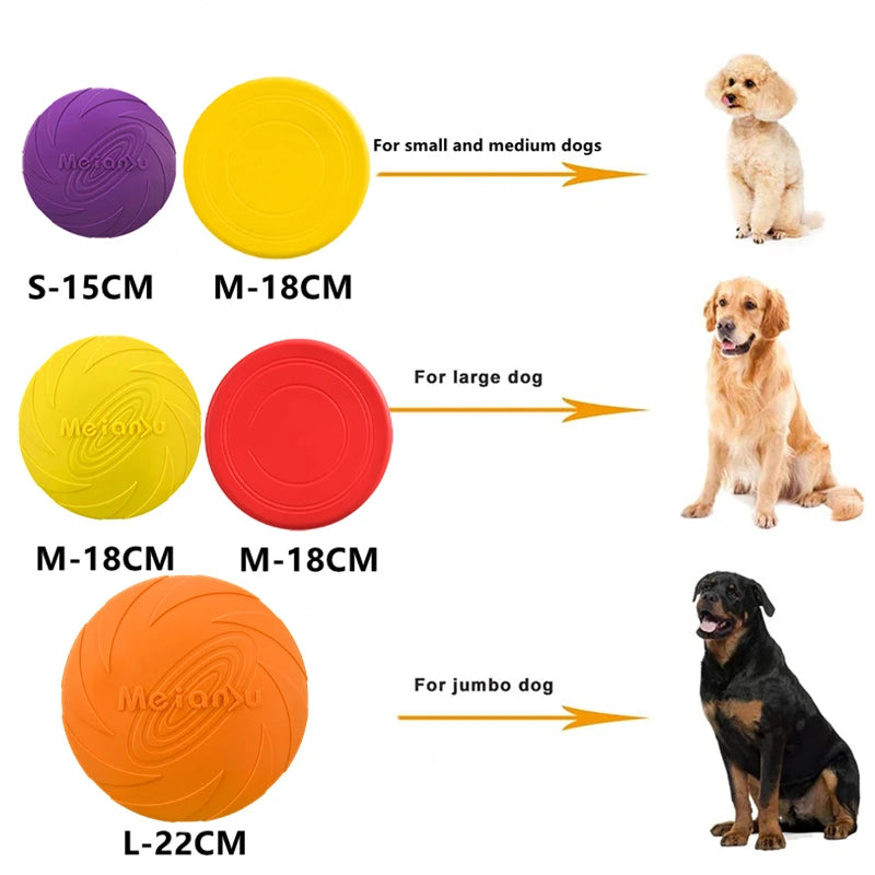 Durable Silicone Dog Flying Disc 🐶🛸