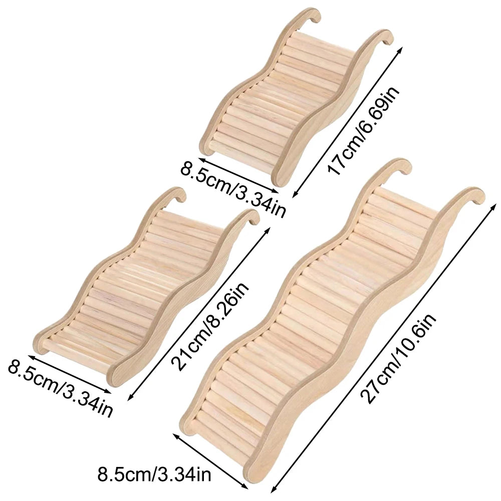 Hamster Wooden Climbing Stairs