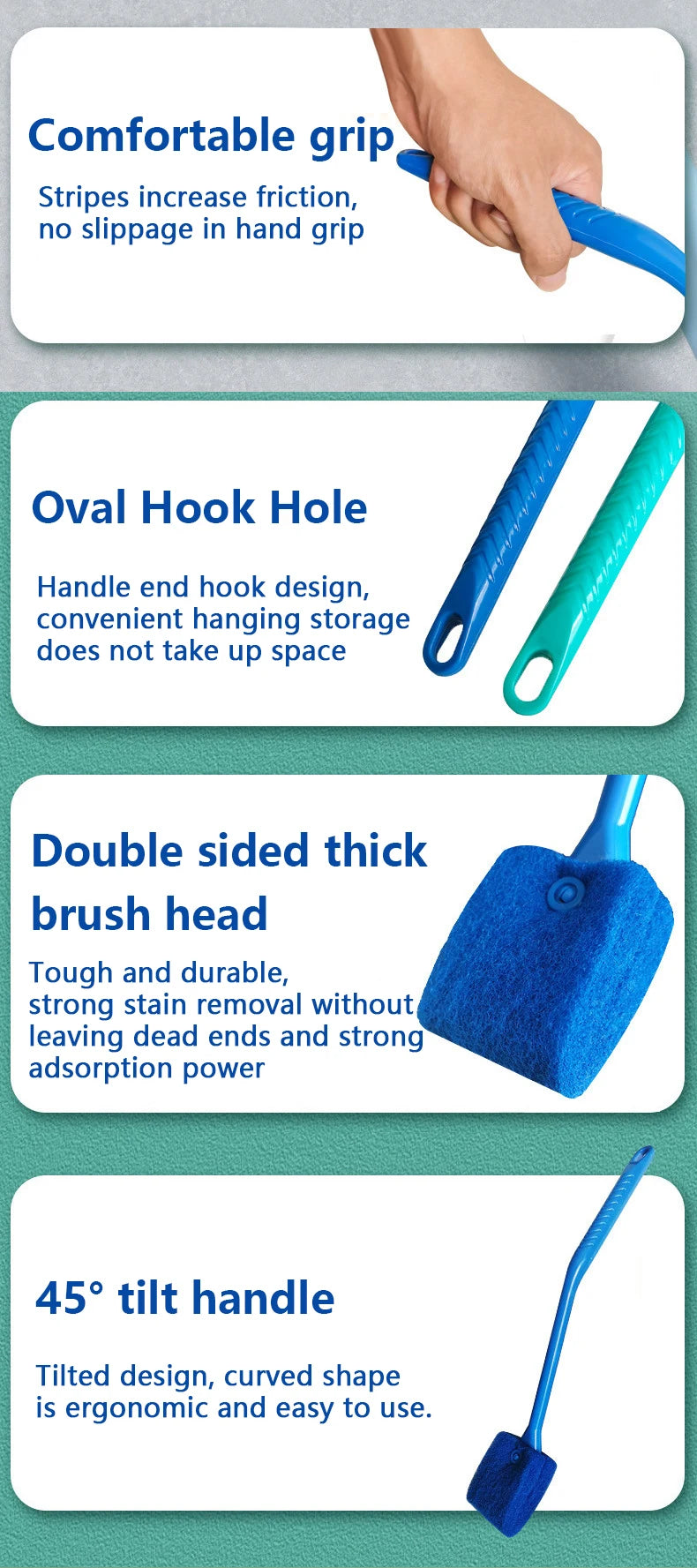 Aquarium Glass Cleaning Brush & Sponge