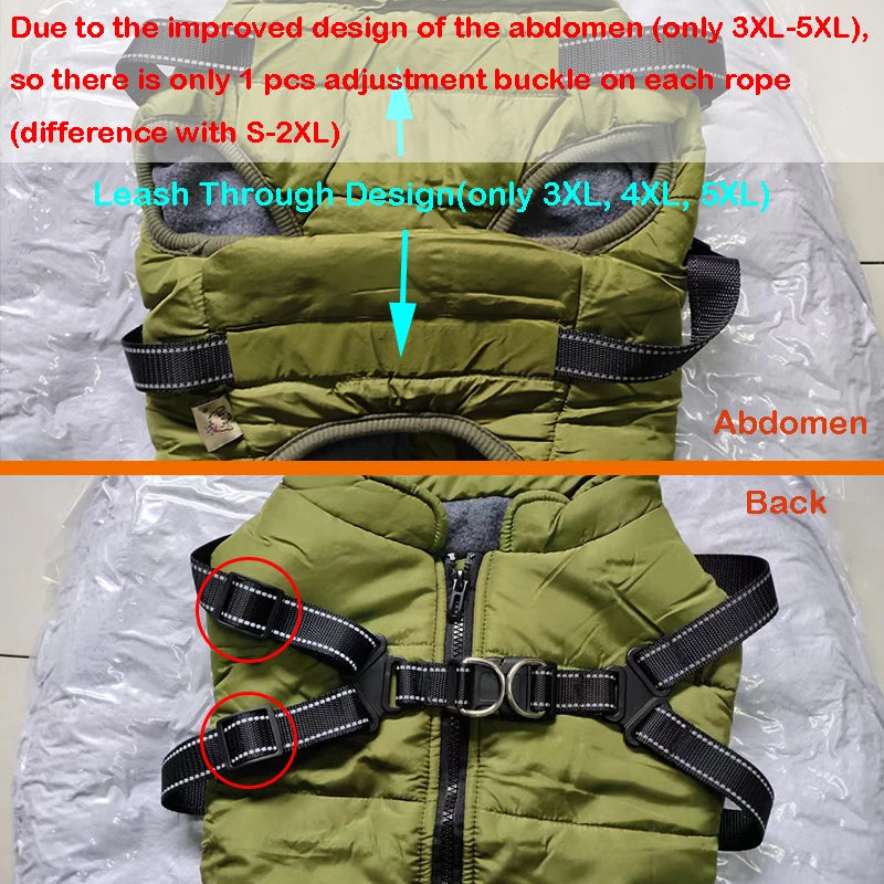 ❄️ Waterproof Dog Winter Coat