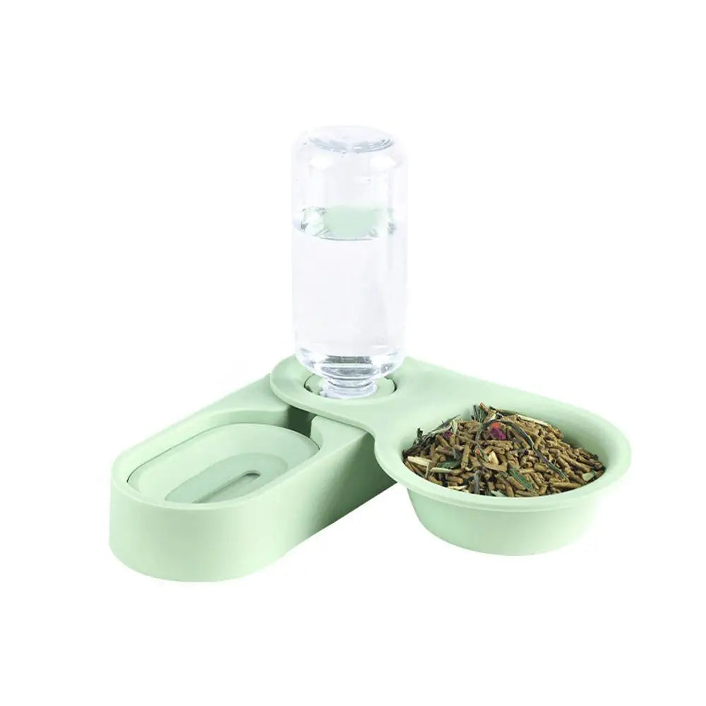 2-in-1 Pet Feeder & Water Bowl