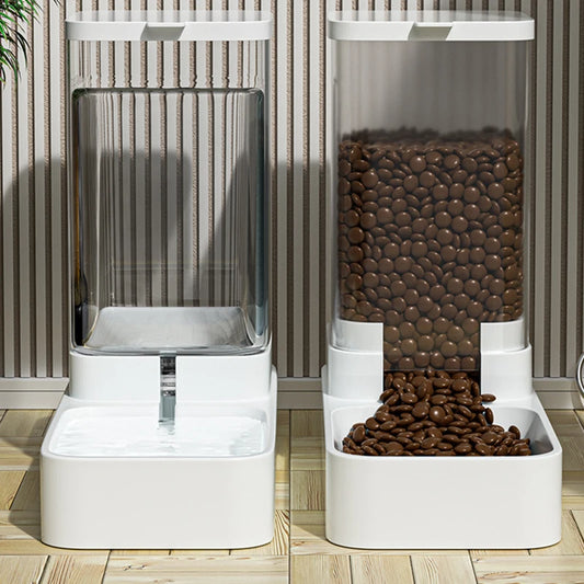 Automatic Cat & Dog Feeder with Water Dispenser