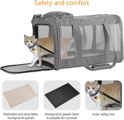 Airline Approved Soft Pet Carrier for Cats & Dogs