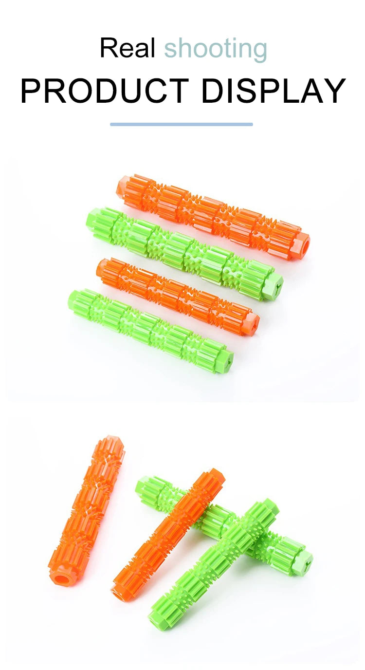 🦴 Indestructible Rubber Dog Toy – Treat Dispense