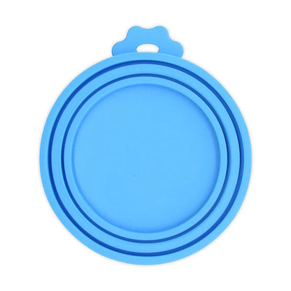 Reusable Pet Food Can Covers & Spoon