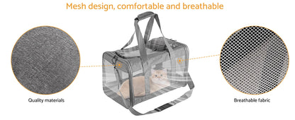 Airline Approved Soft Pet Carrier for Cats & Dogs