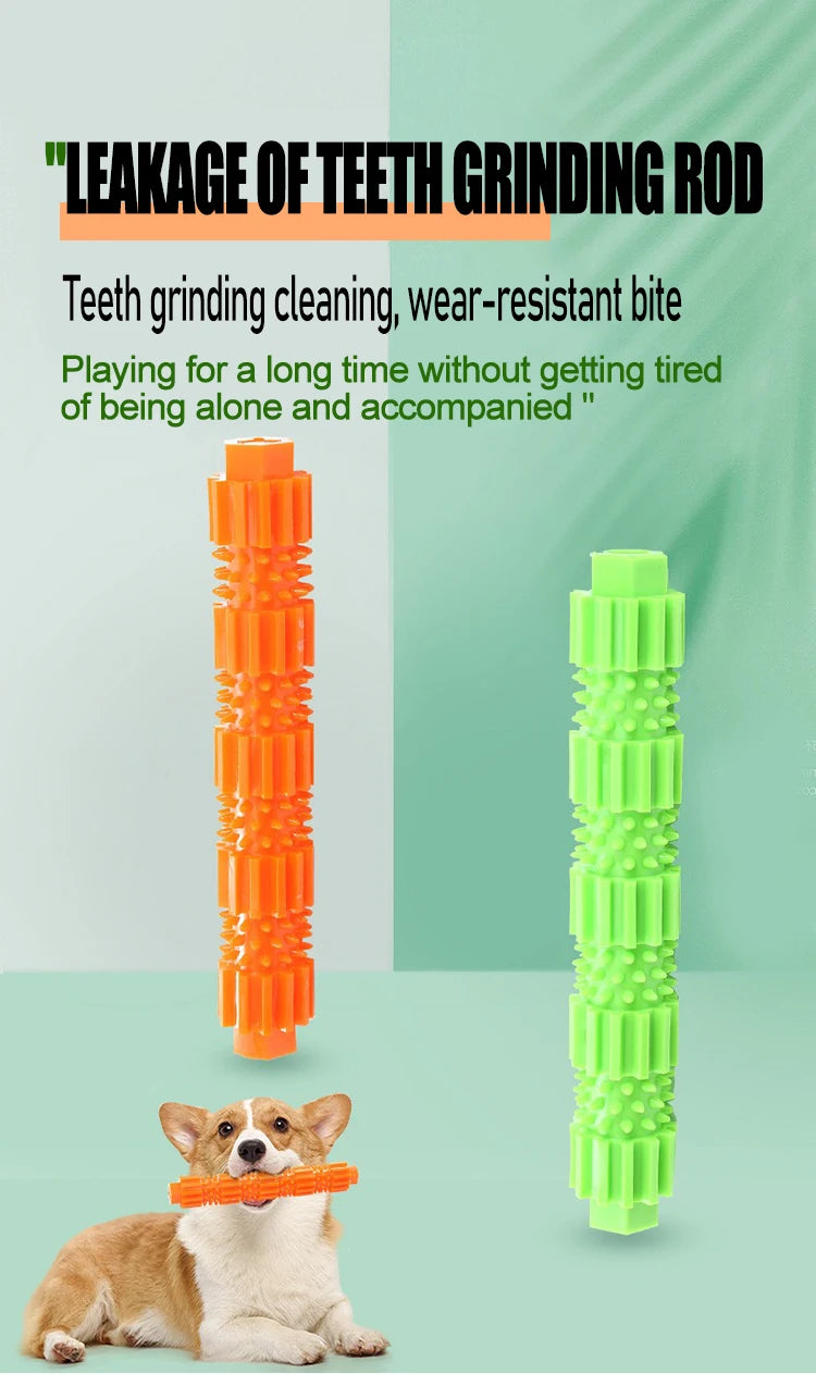 🦴 Indestructible Rubber Dog Toy – Treat Dispense