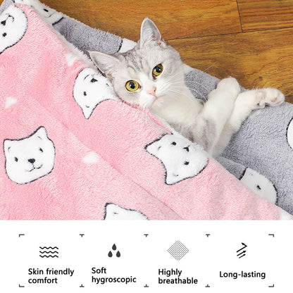 Thick Flannel Cat & Dog Mat