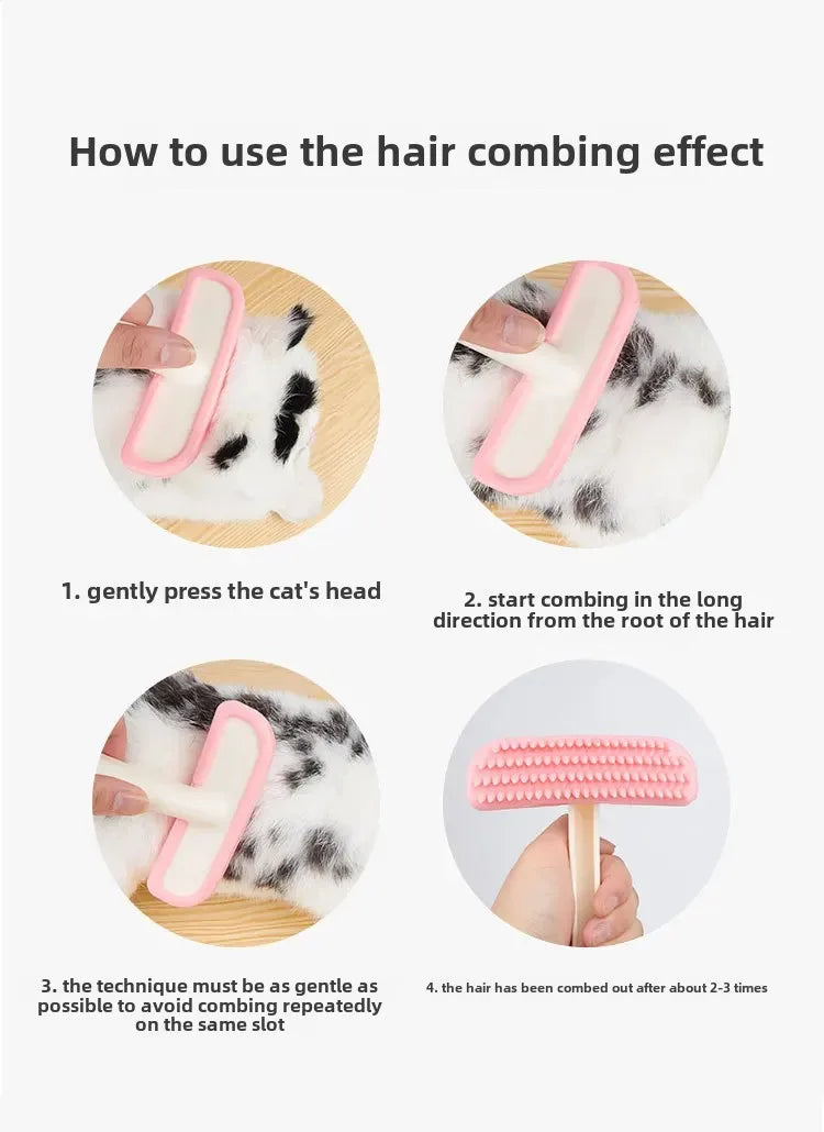 Silicone Pet Comb for Rabbits & Small Animals