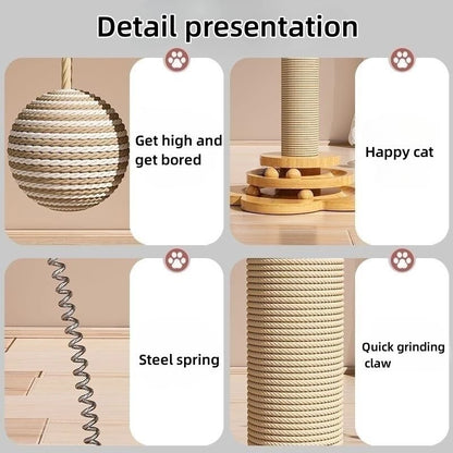 Wooden Cat Turntable Toy