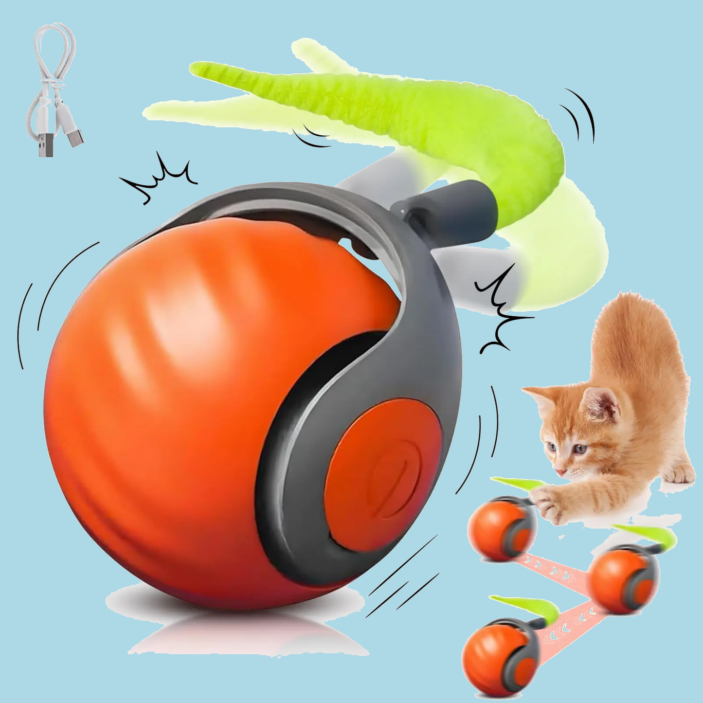 Speedy Tail 2.0 Cat Toy